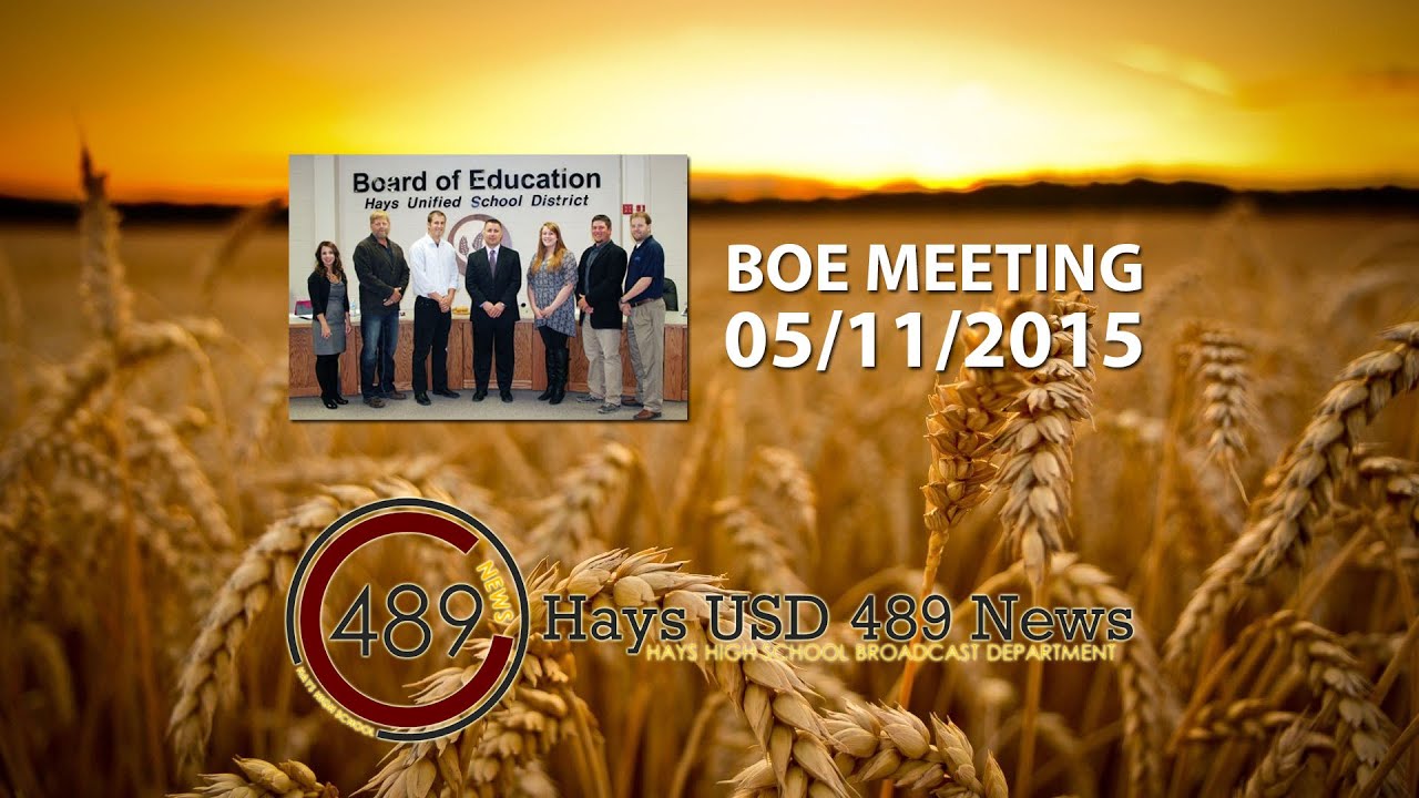 USD 489: BOE Work Session - 05/11/2015