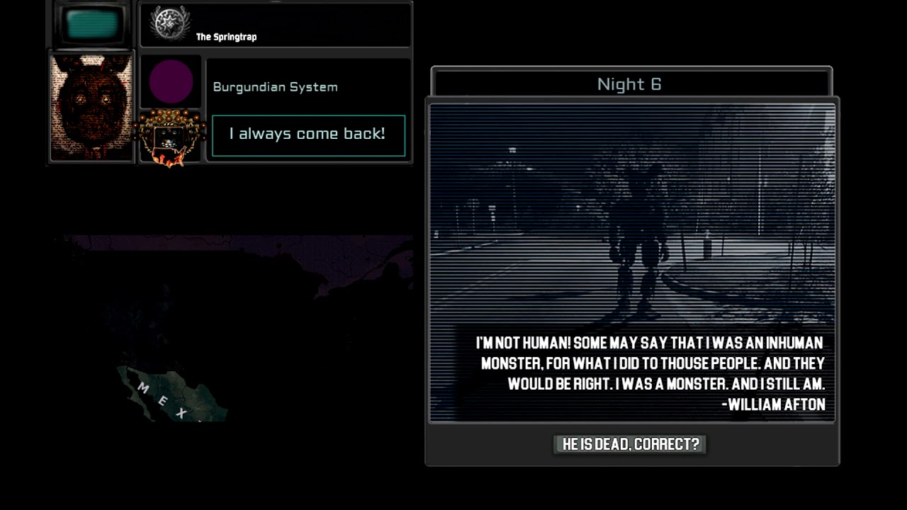 TNO custom super events - Afton Presidency