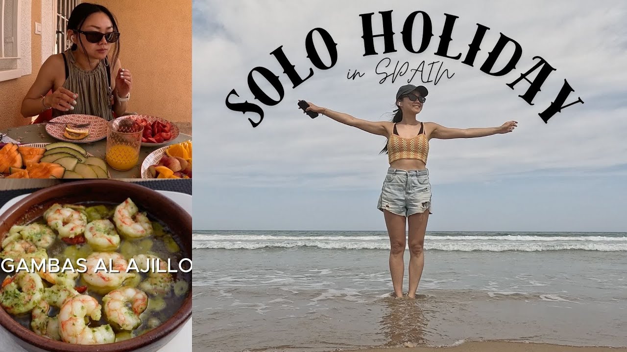 🇪🇸 Solo Holiday in Spain | Tabata Workout, Beach, Pool & Food Vibes | Costa Blanca Vlog Pt. 2