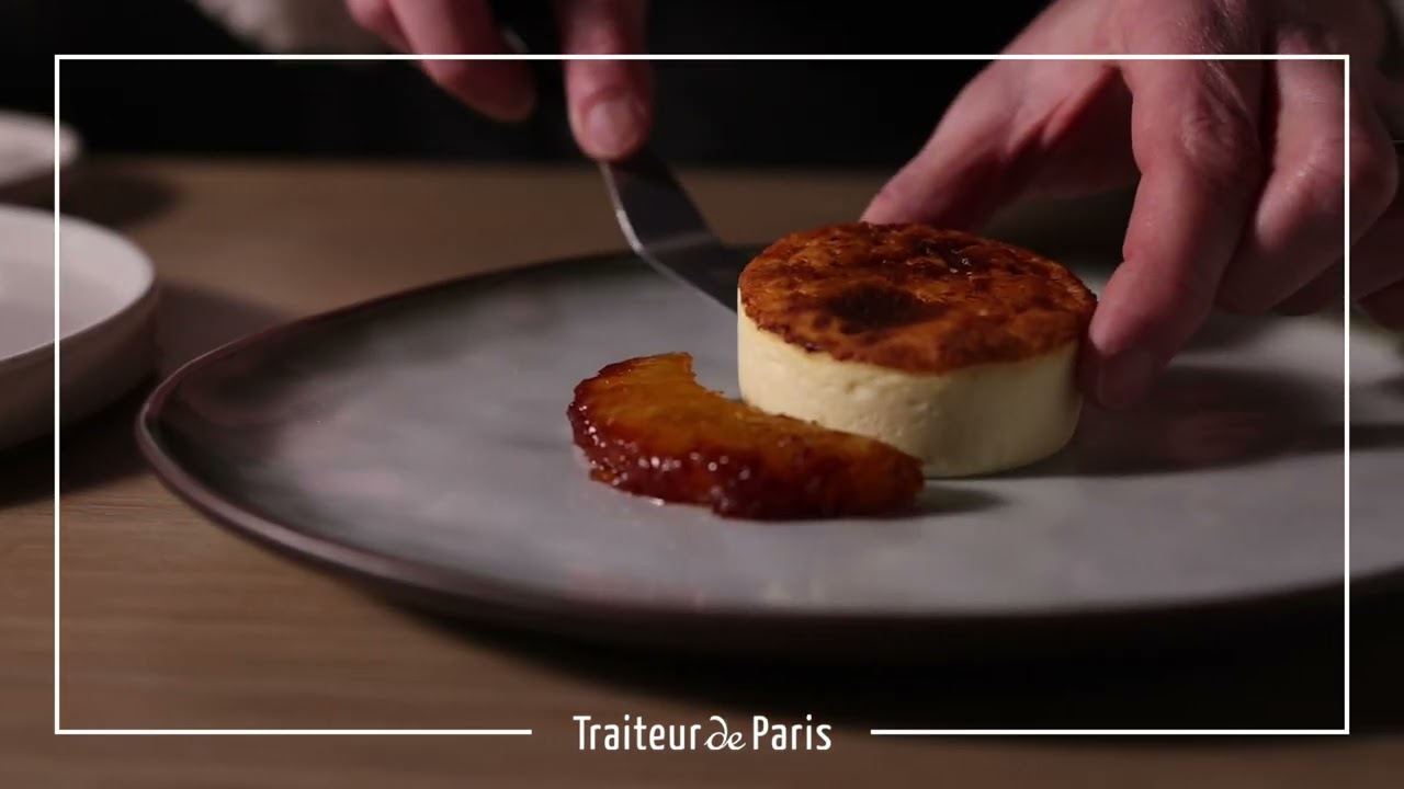 PLATTING & PRESENTATION - San Sebastian Cheesecake - Traiteur de Paris