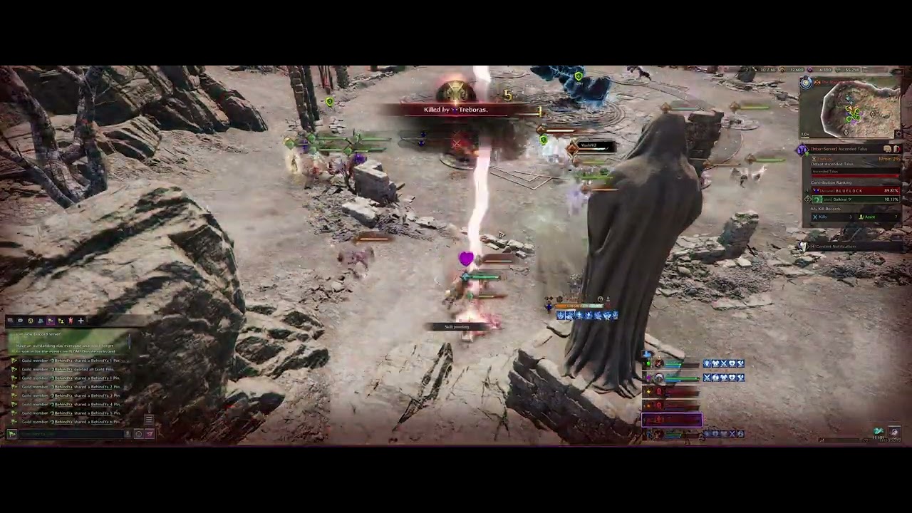 it's not different to real life being stunned and dragged to & from narnia Throne and Liberty EU PvP