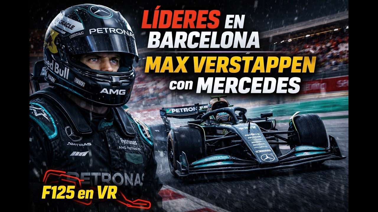¿Defendemos el Liderato en Barcelona? 🇪🇸 | Verstappen con Mercedes |  F125 en Realidad Virtual