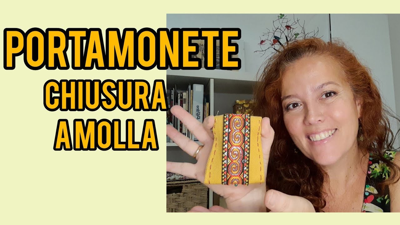 Come si usa la chiusura a molla per portamonete, astucci e portatrucco. collaborazione #CRASPIRE