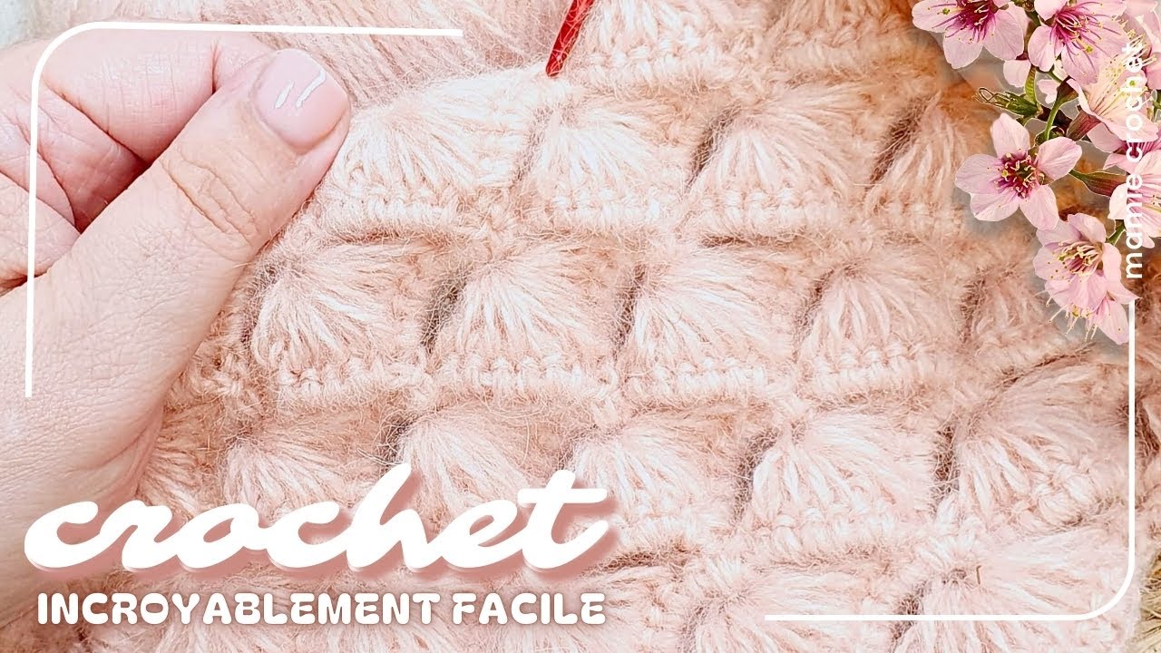 🌸 CROCHET MAGNIFIQUE ET POURTANT FACILE ! COUP DE CŒUR ASSURÉ 💖💖 🌸 TUTO ELIO @MamieCrochet