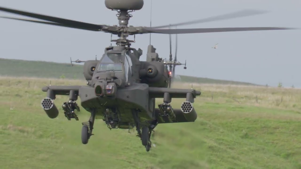 TAC Blaze 2024: AH-64E Apaches from the Royal Netherlands Air Force/Koniklike Luchtmacht 4K