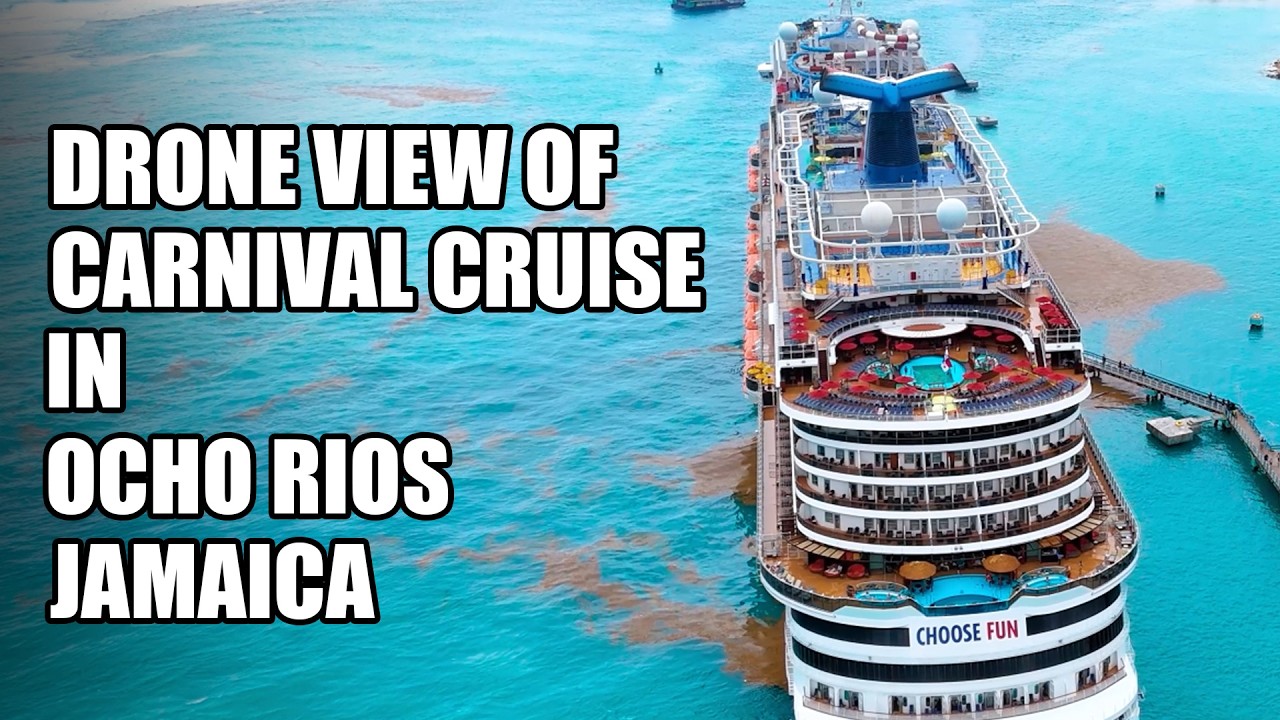 Carnival Crusie Arrives in Ocho Rios, Jamaica 🇯🇲 | February 2026 | 4K Drone