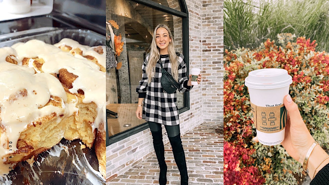 VLOG: exploring my new town, homemade cinnamon rolls + Brody loses a tooth!!
