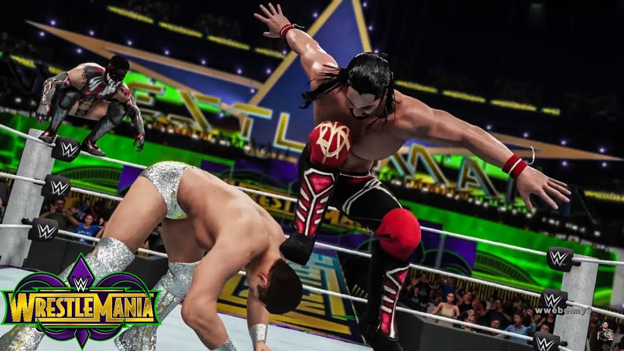 WWE 2K18 WrestleMania 34 The Miz vs Seth Rollins vs Finn Balor | Prediction Highlights