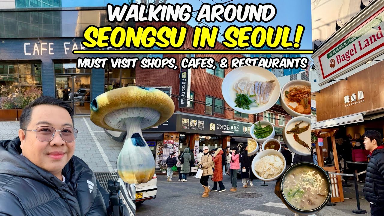 Exploring Seoul’s Coolest Neighborhood - SEONGSU!🇰🇷 | Cafes, Food & Must-Visit Shops