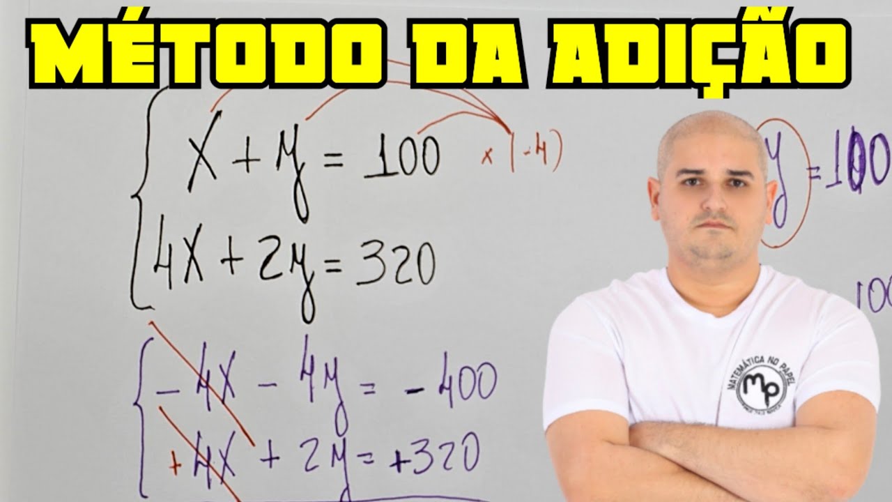 SISTEMA DE EQUAÇÕES DO PRIMEIRO 1° GRAU - MÉTODO DA ADIÇÃO