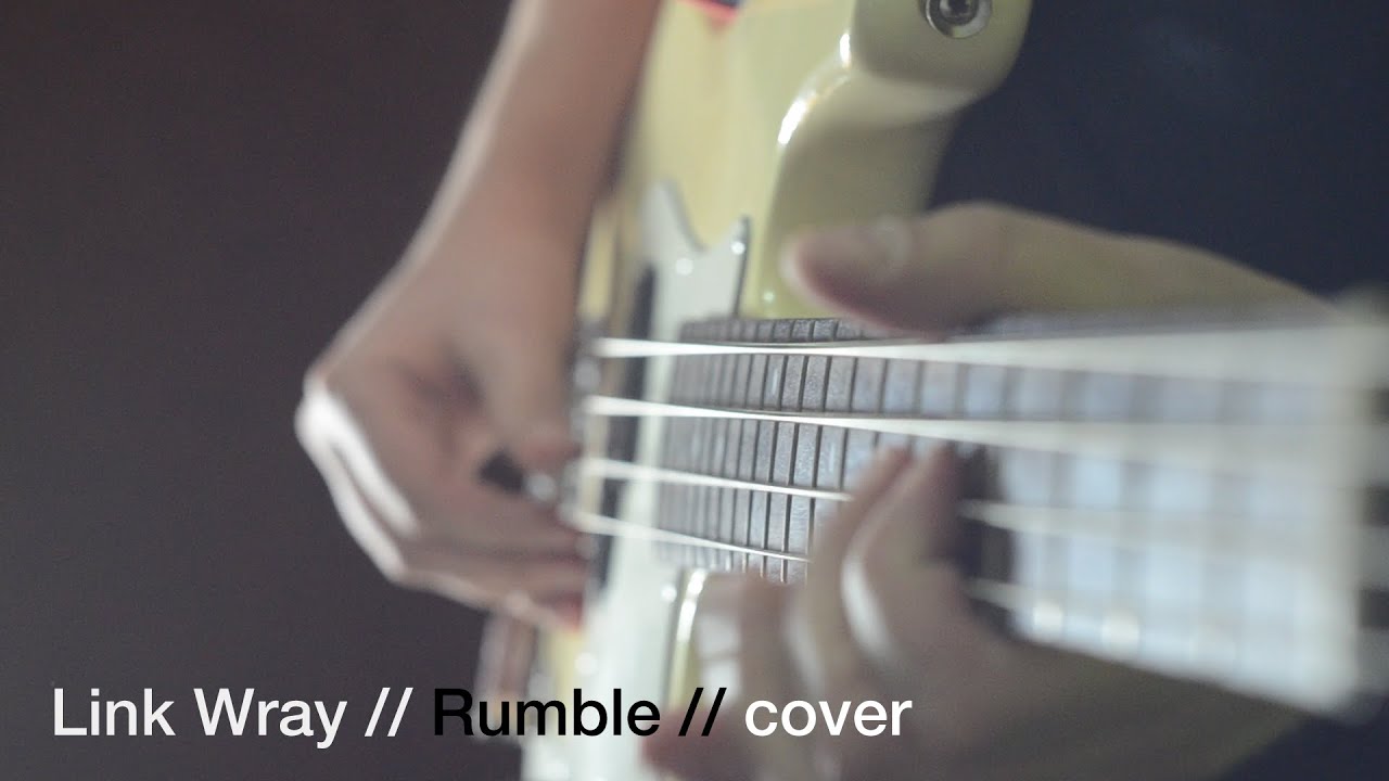 Link Wray - Rumble (guitar, drums, bass cover)