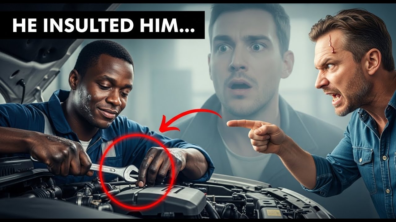 Man Insults Black Mechanic — Minutes Later, He Realizes Who Fixed His Life