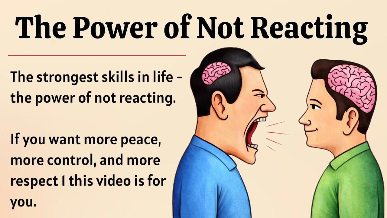 The Power of Not Reacting || Graded Reader || Improve Your English Fluency ✅