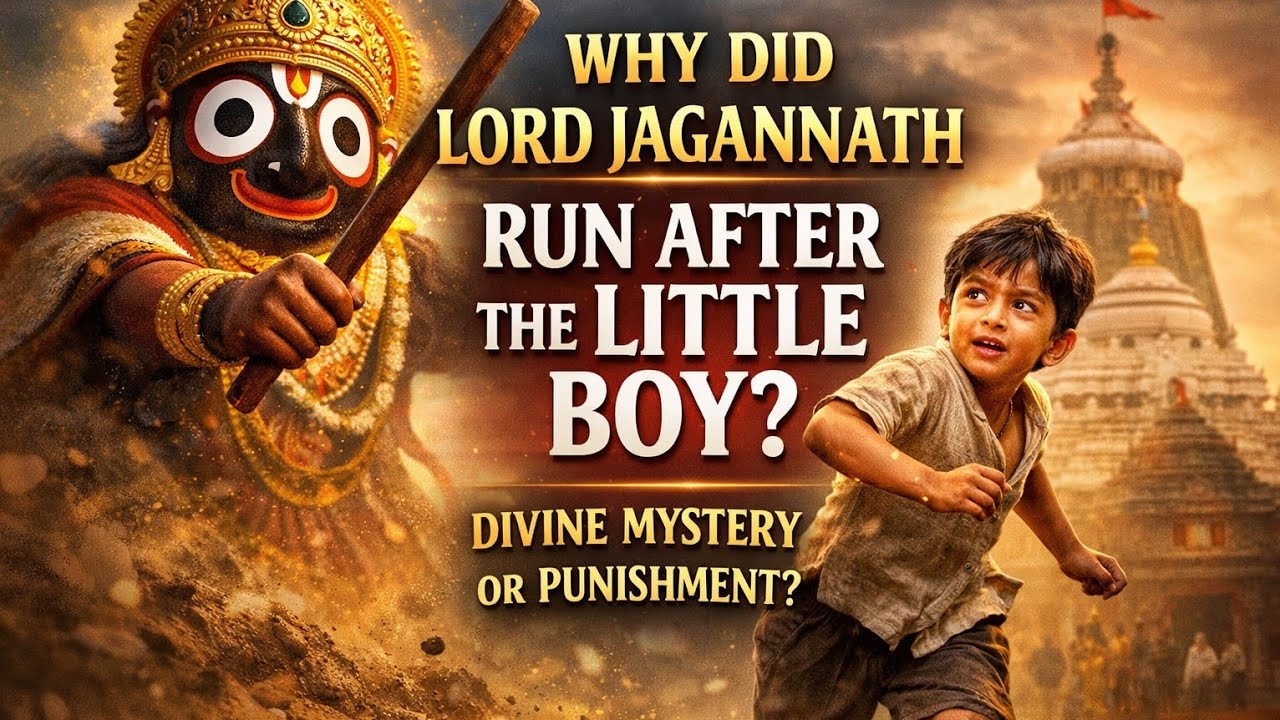 Why Did Lord Jagannath Run After a Little Boy With a Stick? | A Powerful Story of Divine Love