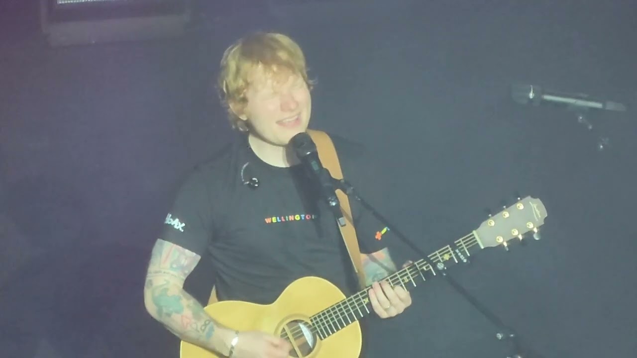Ed Sheeran - Photograph - 25 Jan 2023 - Wellington Opera House, NZ