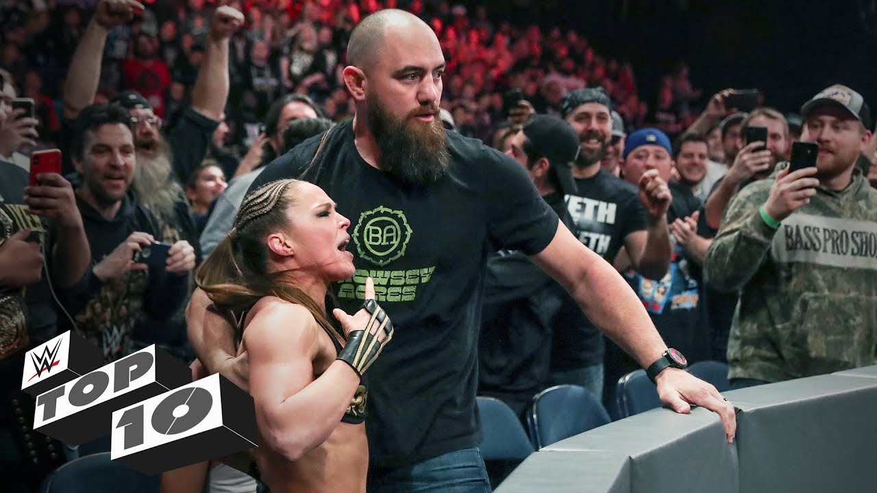 Жестокие стычки в первом ряду: WWE Top 10, 23 марта 2019 г.
