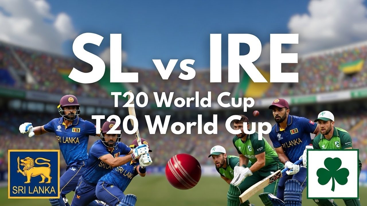 🔴Live: Sri LANKA vs Ireland T20 World Cup | Live Cricket Match Today |SRI vs IER Live