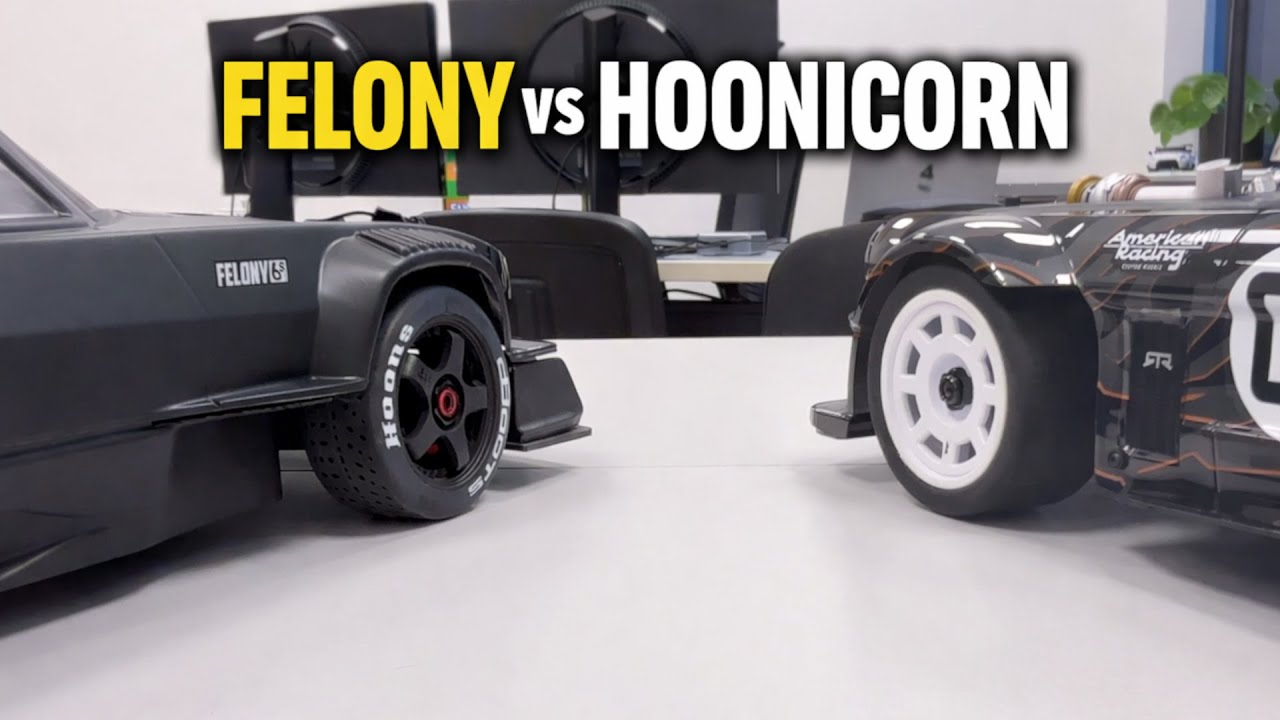 ARRMA FELONY 6S BLX Street Bash vs Team Associated SR7 Hoonicorn Roller – RC-Cars unter der Lupe