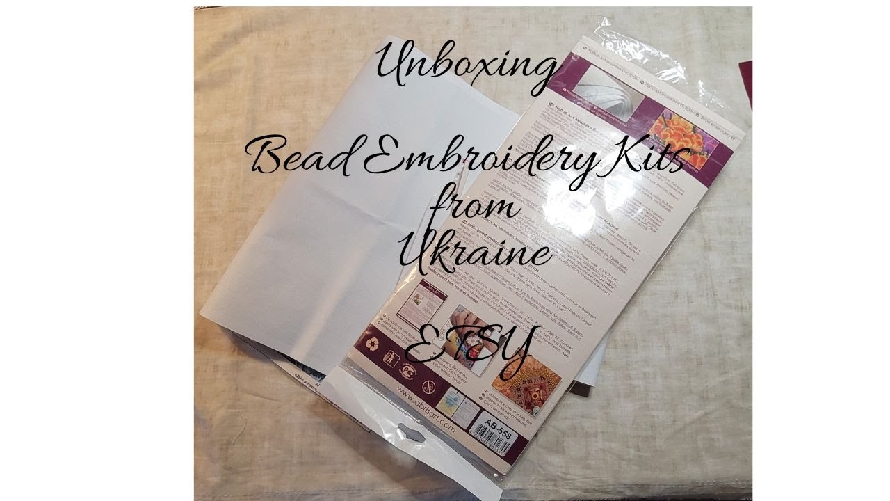 Unboxing Bead Embroidery Kits - ETSY