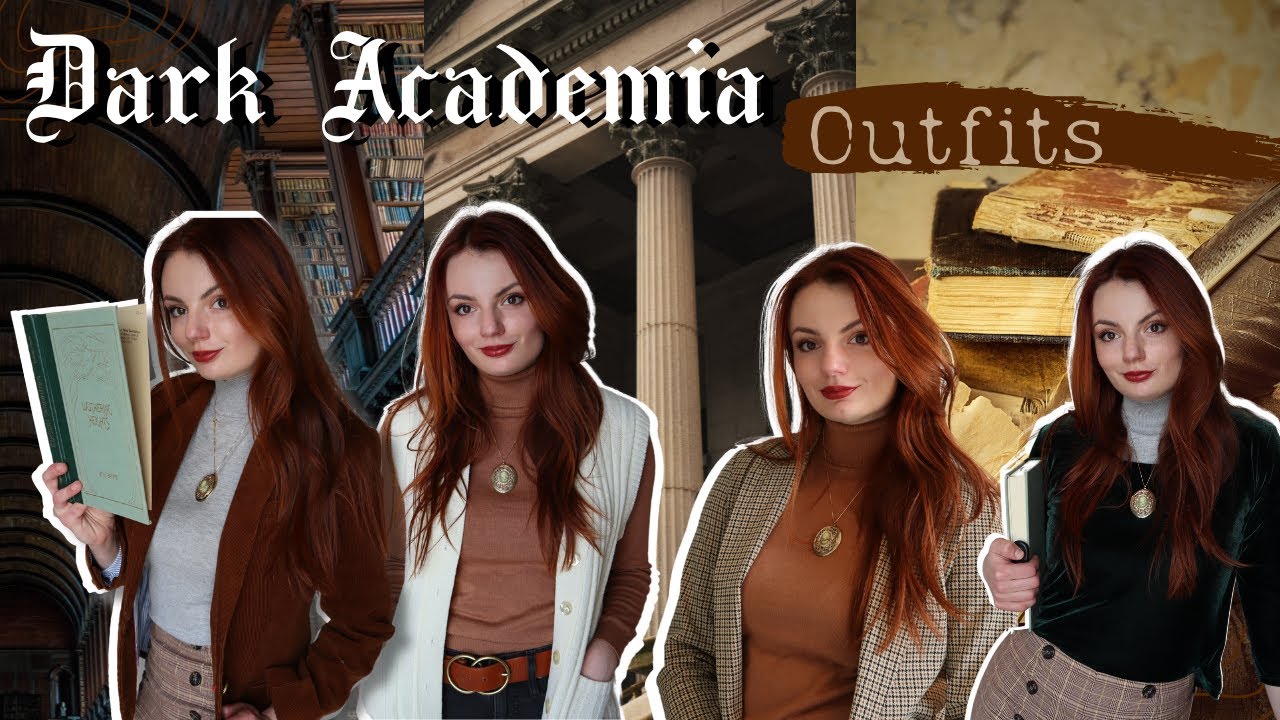 Dark Academia Outfits // Dark Academia Aesthetic & Inspiration🕯🤎✨📖