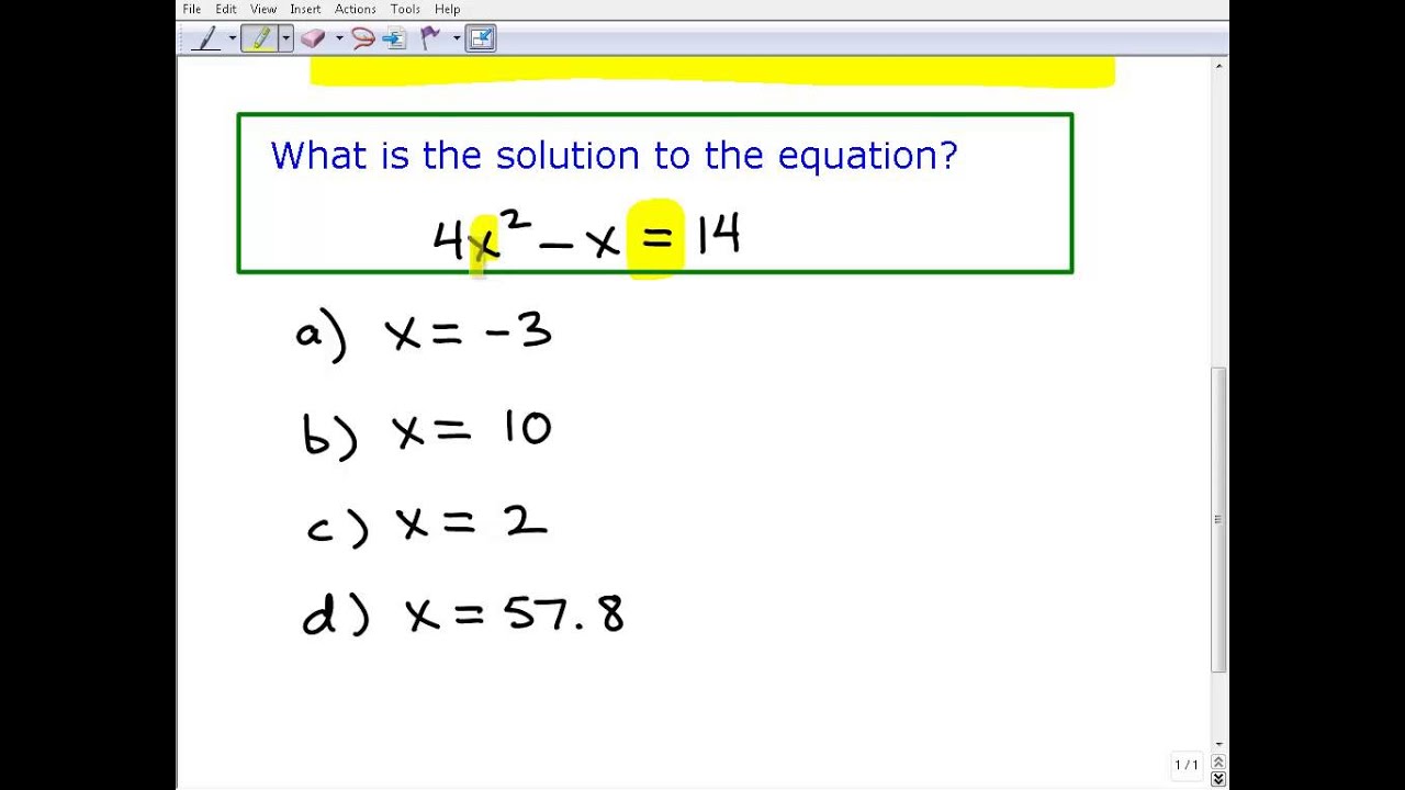 GED Exam Math Tip YOU NEED TO KNOW
