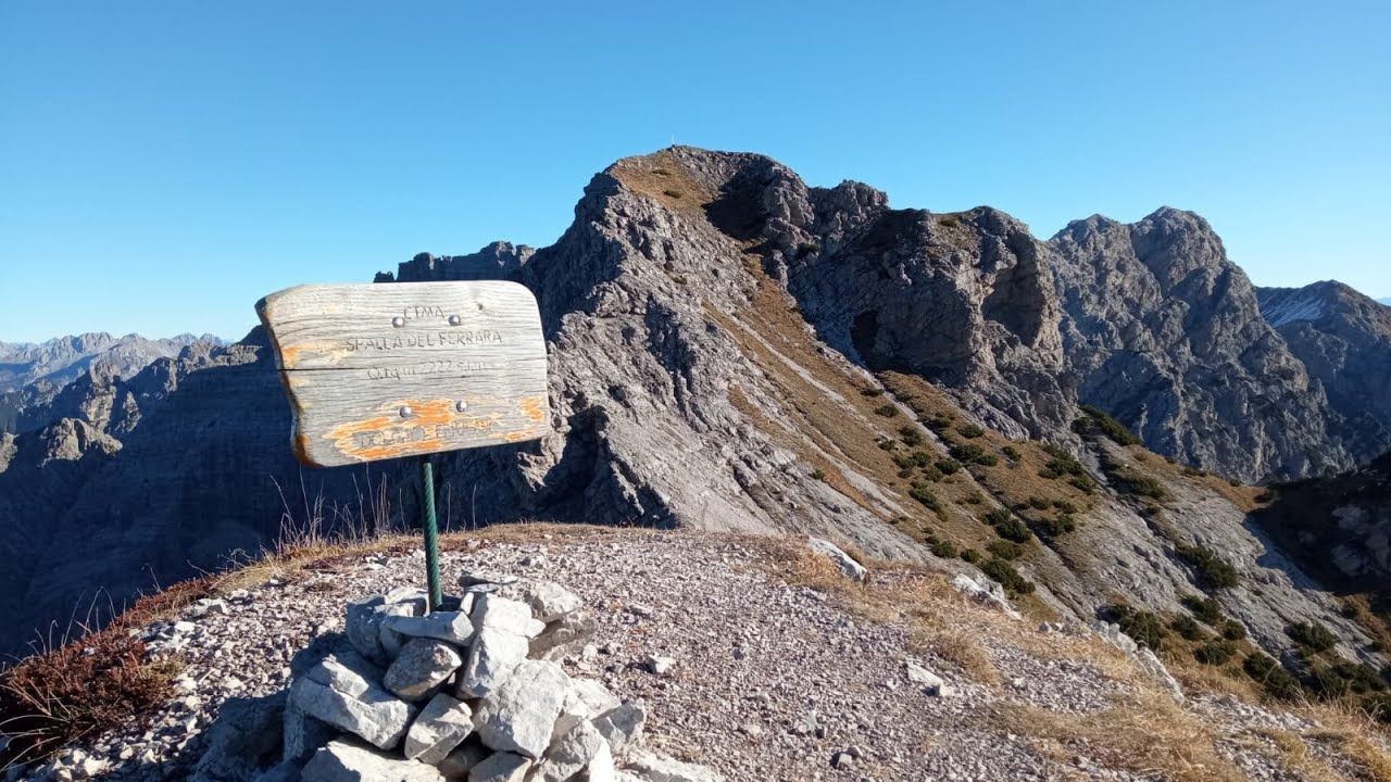 Monte Ferrara e Cima La Palazza.Dolomiti Friulane.