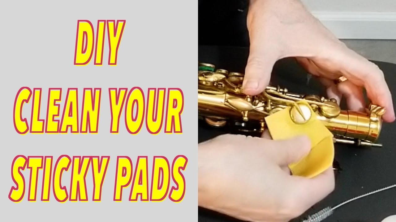 Clean Your Sticky Saxophone Pads DIY