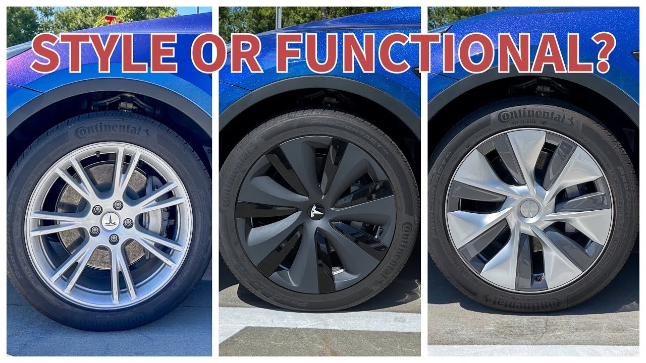 Tested: Model Y Wheel Caps - Just For Style Or Actual Efficiency Improvement?