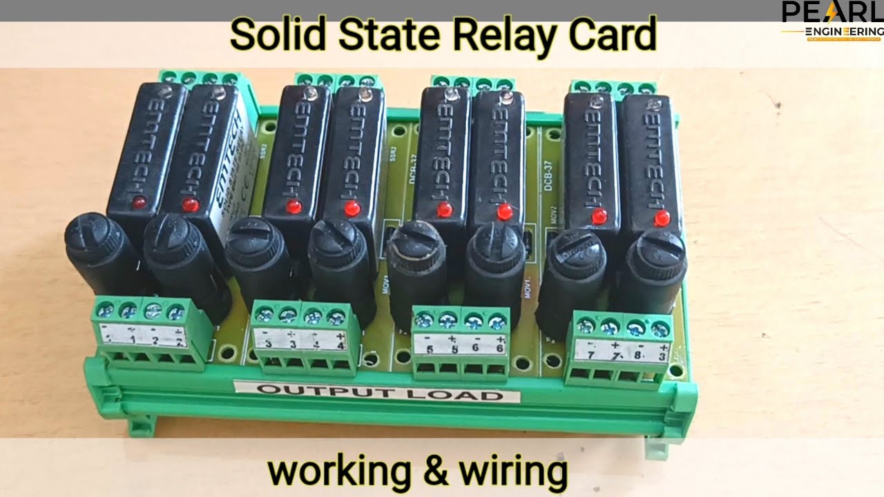 Solid state relay card (SSR) रिले कार्ड काम कैसे करता है और इसकी वायरिंग कैसे की जाती है |