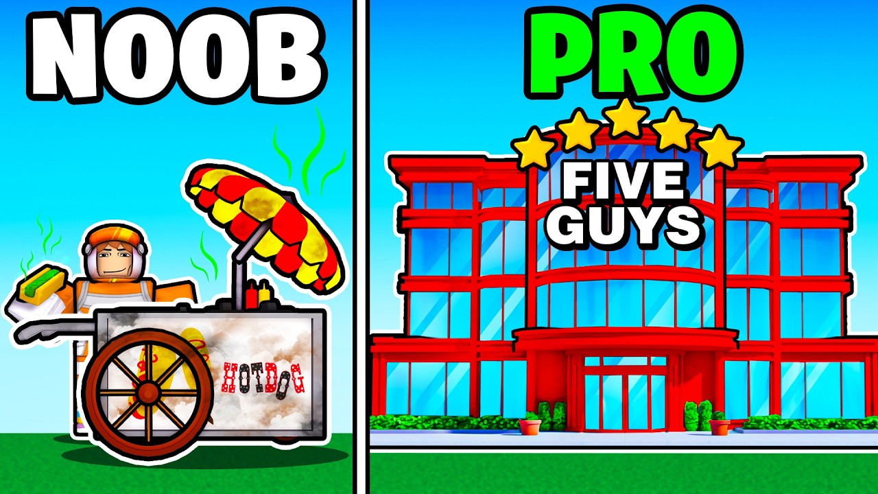 I Went From NOOB To PRO In Roblox Restaurant Tycoon 3!