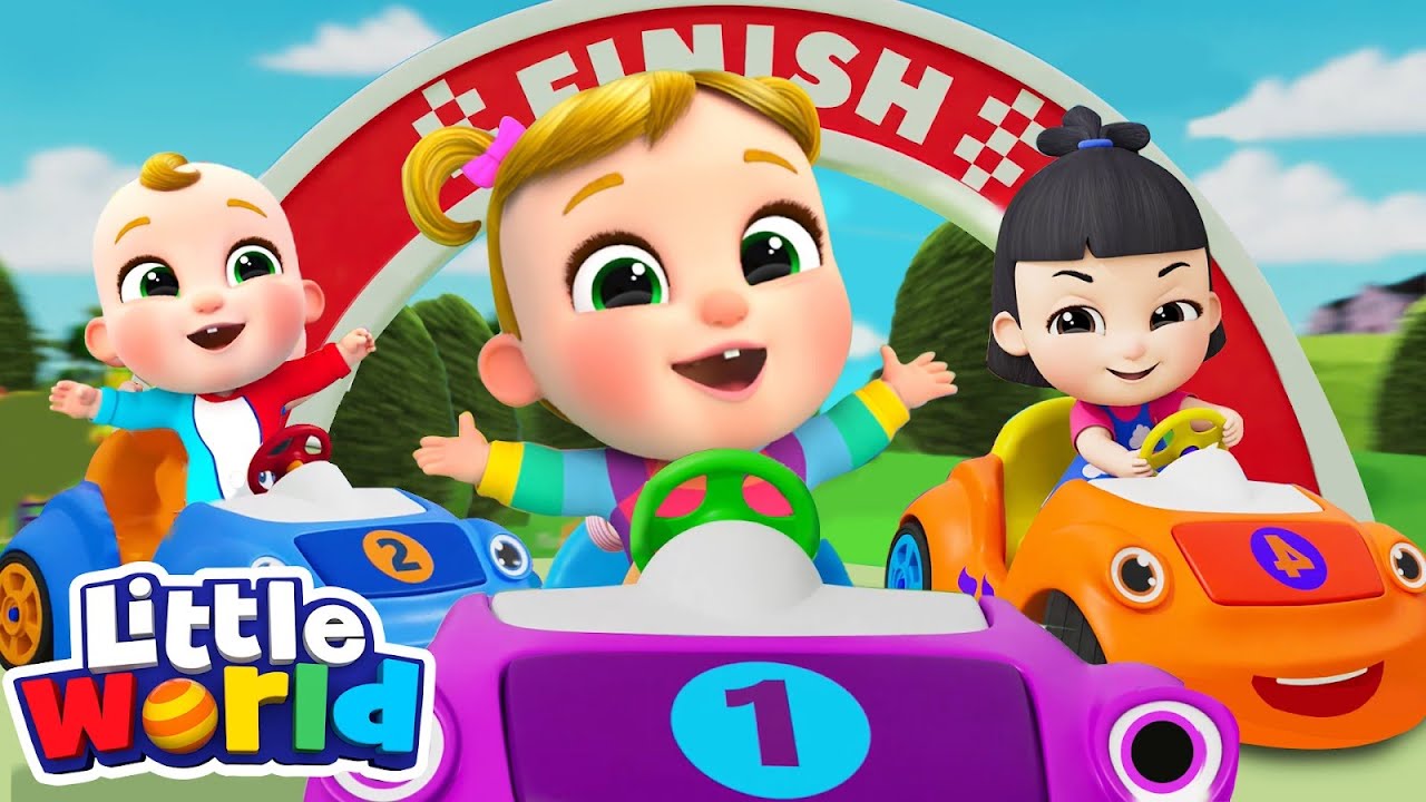 Kart Racing Song | Kids Songs & Nursery Rhymes by Little World