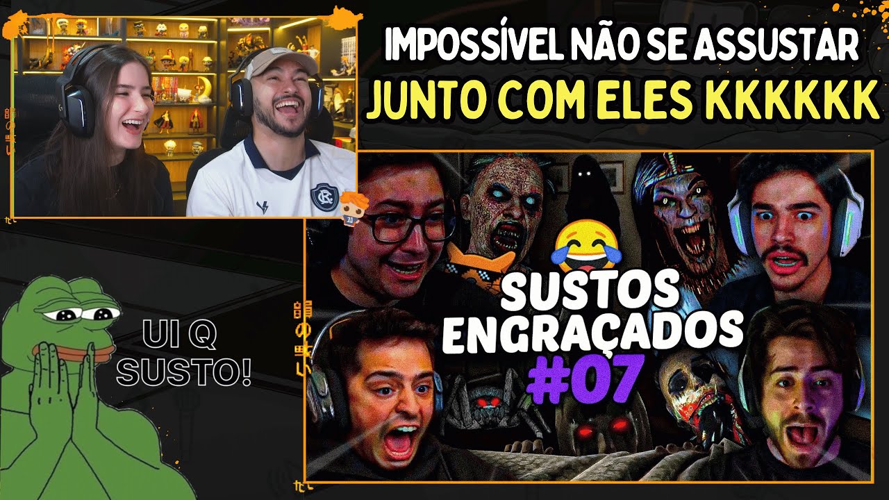 APENAS UNS SUSTOS ENGRAÇADOS NAS LIVES #07 | Viralizou Clips | React