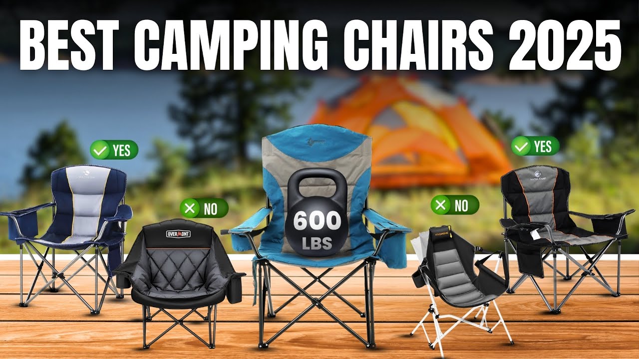 Top 5 Best Camping Chairs of 2025 - [The Winner is SHOCKING]