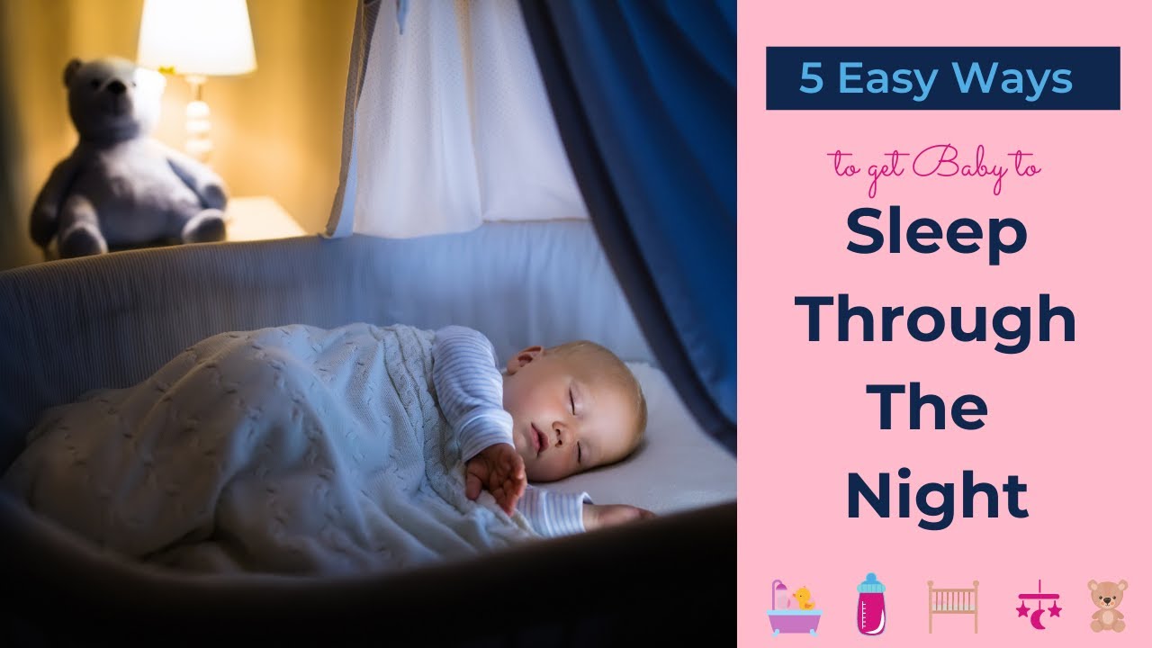 How To Get Baby To Sleep Through The Night - Starting at 6 months old!!