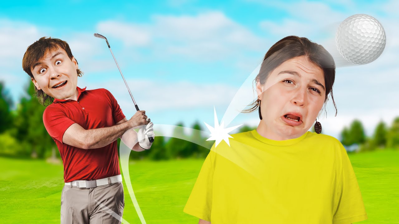 GOLF NOOBS VERSUCHEN DEN BALL ZU TREFFEN!! - Golf It