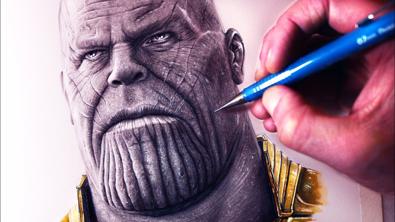 Let's Draw THANOS - AVENGERS: INFINITY WAR - FAN ART FRIDAY