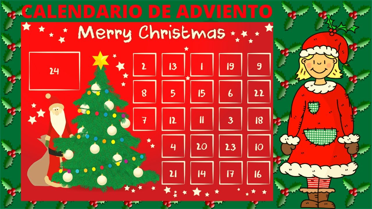 CALENDARIO DE ADVIENTO PARA NIÑOS/ ¿QUÉ ES EL CALENDARIO DE ADVIENTO? /¿ PARA QUE SIRVE?/EXPLICACIÓN