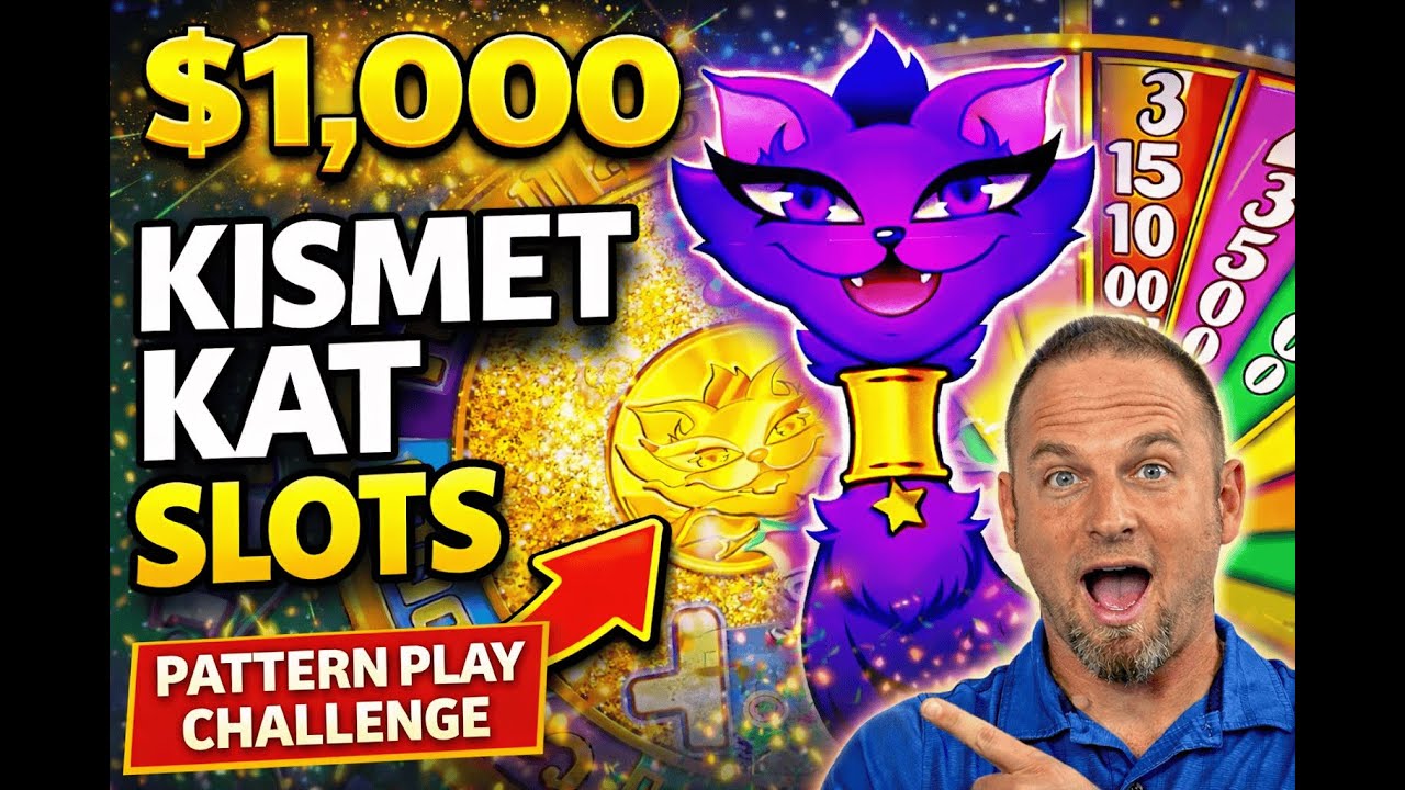 Работает ли еще стратегия игры по шаблону?! Испытание в слотах Kismet Kat на 1000 долларов! | Игр...