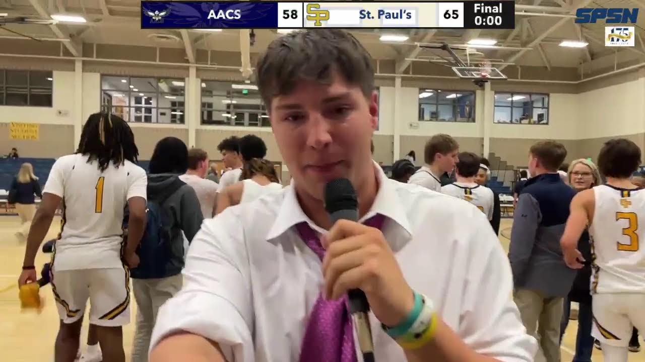 AACS vs St. Paul’s Varsity Basketball MIAA Semifinal (rest of broadcast)