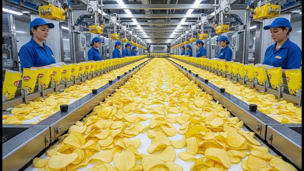How Lay’s Chips Are Made in the Factory | Full Manufacturing Process