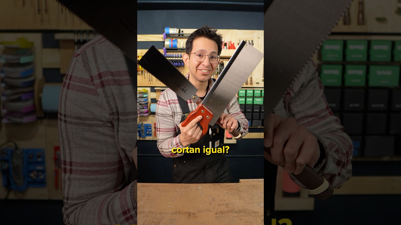 Sabes cuál es la diferencia entre estos dos serruchos?