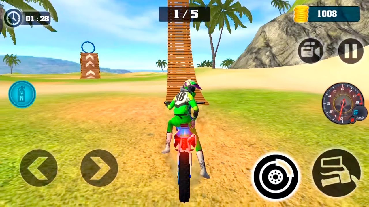 Motocross Beach Bike Stunt Racing 2018 - Offroad Kids Bike Racing Game