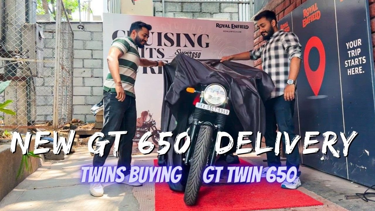Finally the delivery of Continental GT twin 650 😍| Pehle din hi challan ho gya🥲| Vlog 30