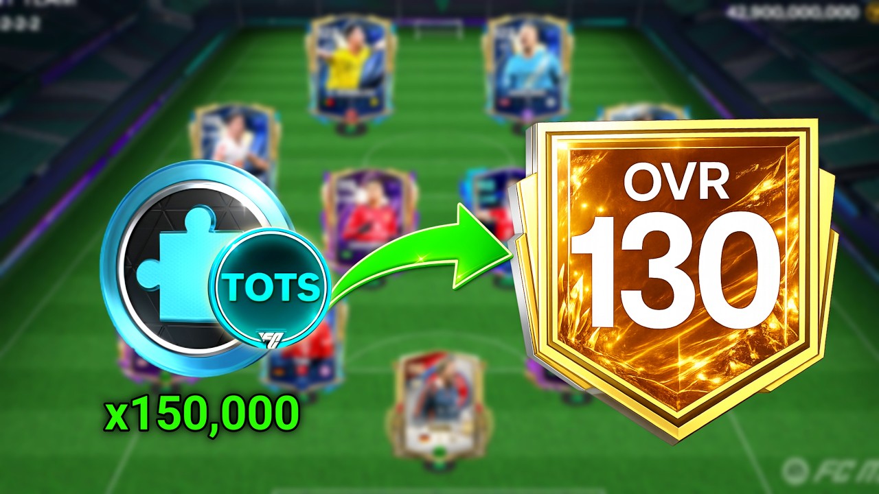 How Much OVR You Can Reach With 150,000 TOTS Shards On a New Account In 7 Days? ($0 Spent) #fcmobile