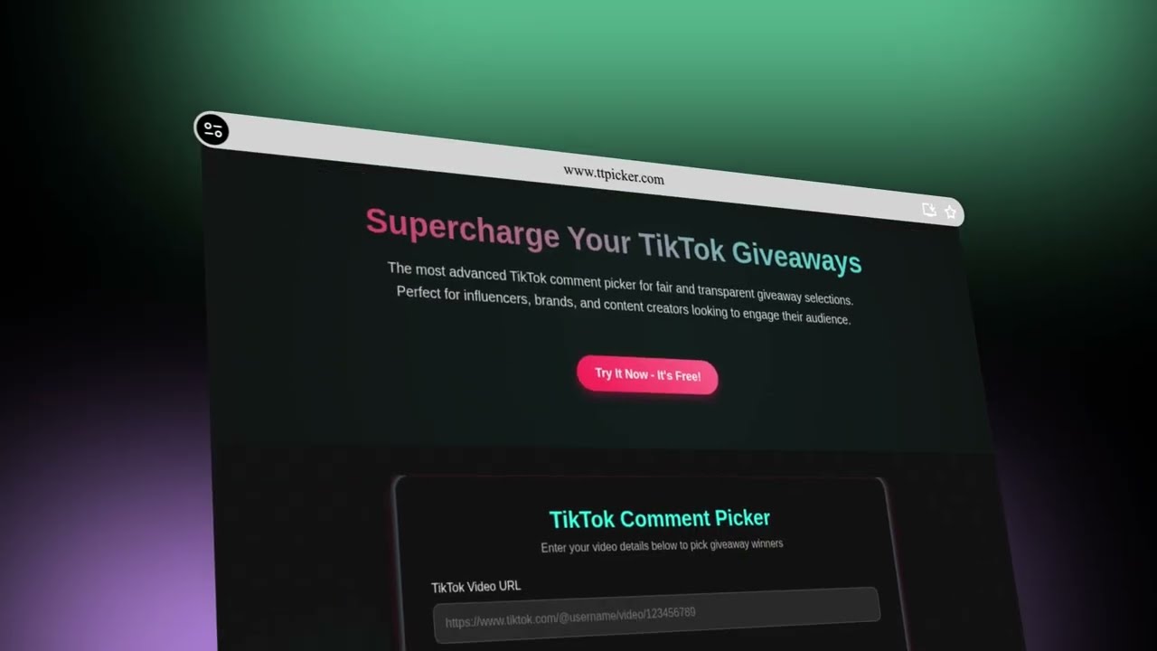TikTok Comment Picker Tool | Random Winner Selector for Giveaways
