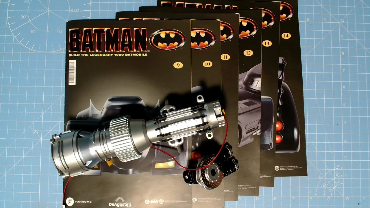 89 Batmobile build Stages 9 to 14 from Fanhome
