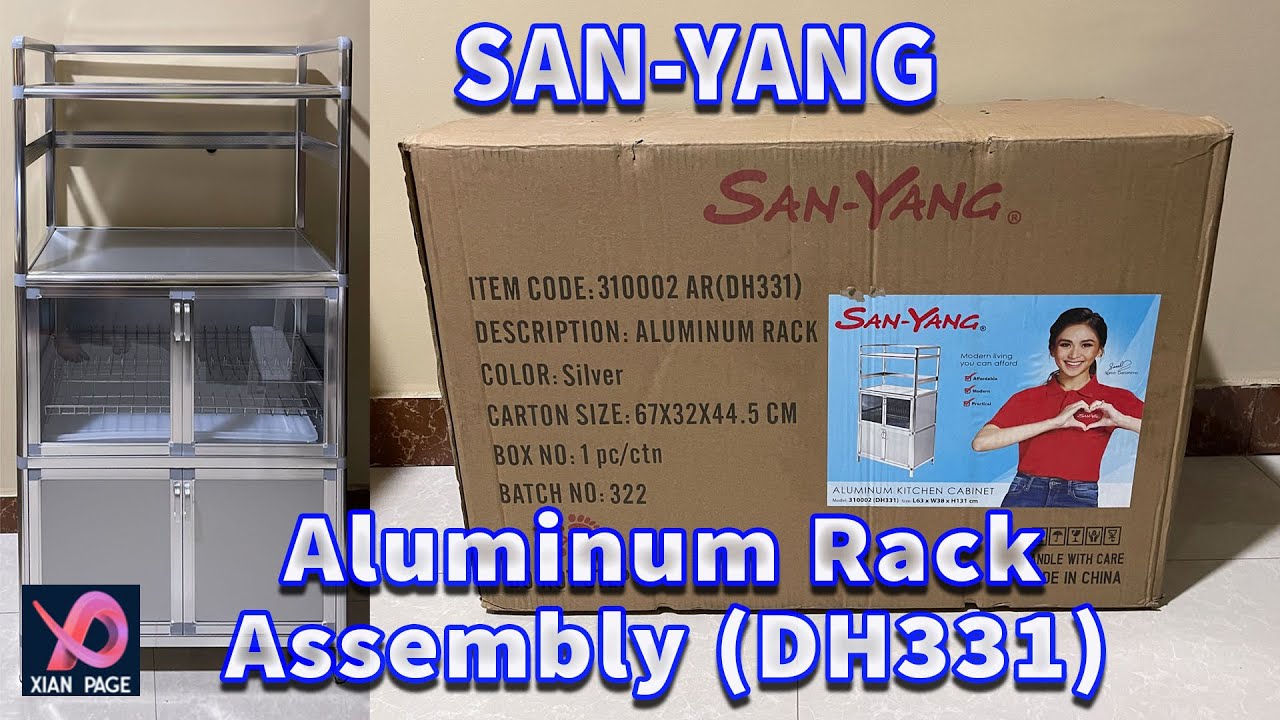 SAN-YANG Aluminum Rack Kitchen Cabinet | Assembly