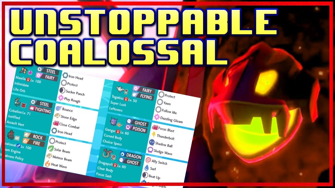 Unstoppable Coalossal! VGC 2020 Isle of Armor Pokemon Sword and Shield Competitive Wifi Battle