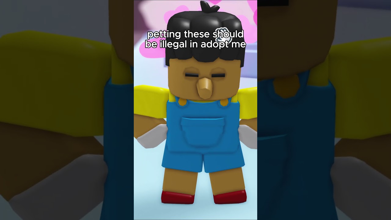 Petting Dolls In Adopt Me is WEIRD! #adoptme #roblox
