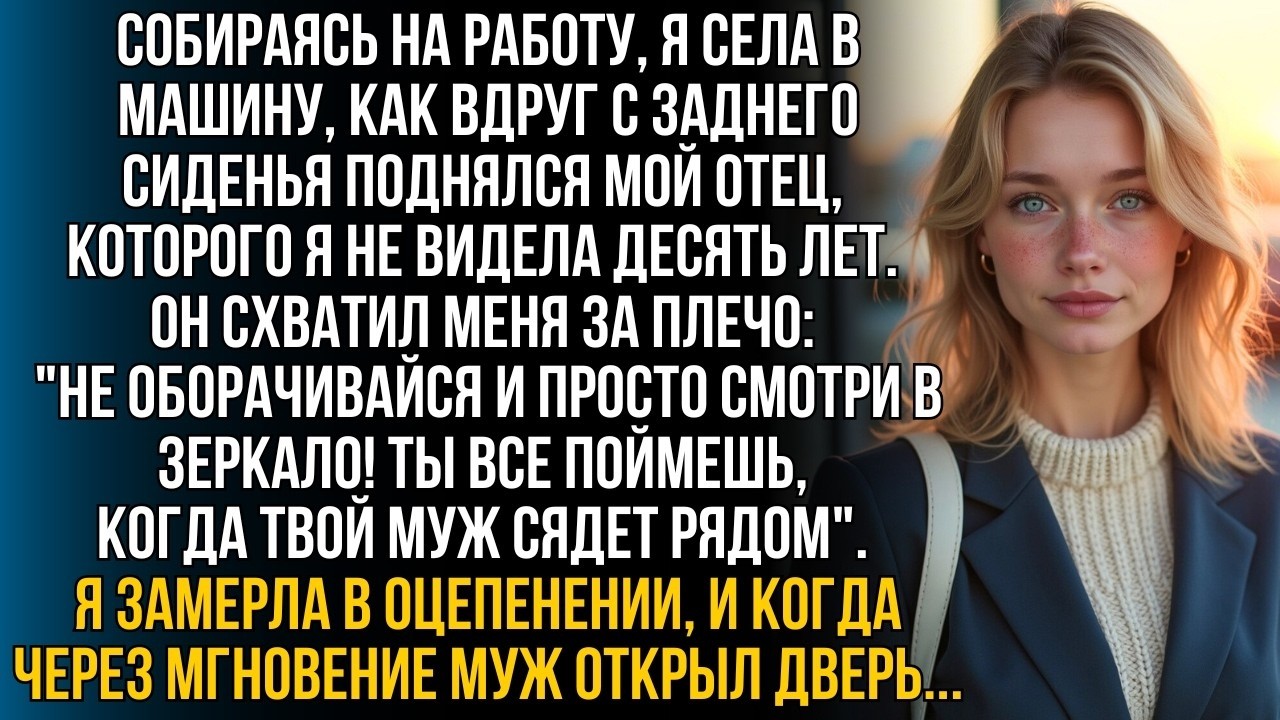 Отец спустя 10 лет шепнул в машине Смотри в зерк